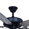 Vaxcel Reed 48-in. Matte Black Farmhouse Ceiling Fan with LED Cage Light Kit and Pull Chains F0099 - alternate 2